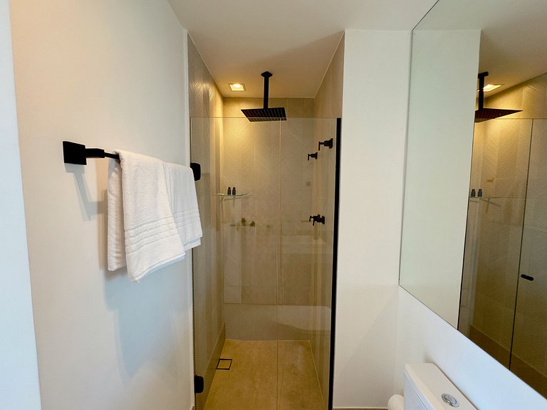 Studio moderno com conforto e praticidade