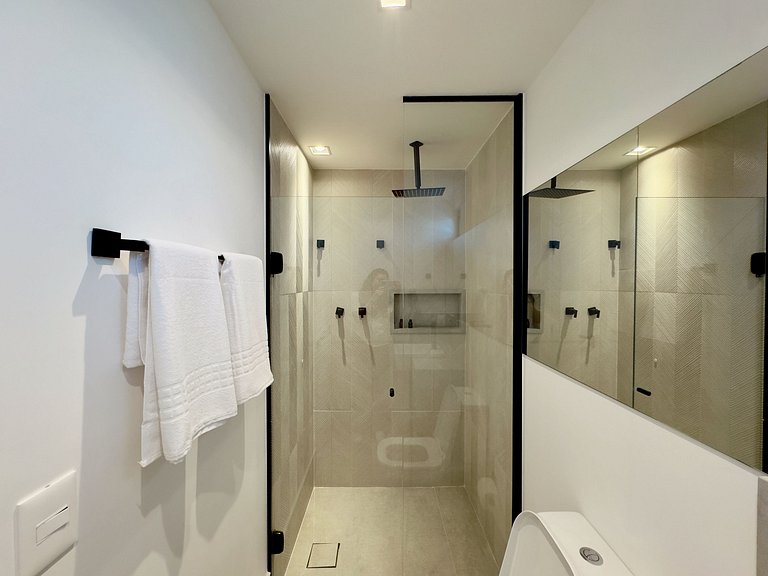Studio moderno com conforto e praticidade