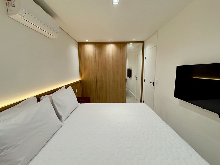 Apto com 2 quartos design e conforto em Pinheiros