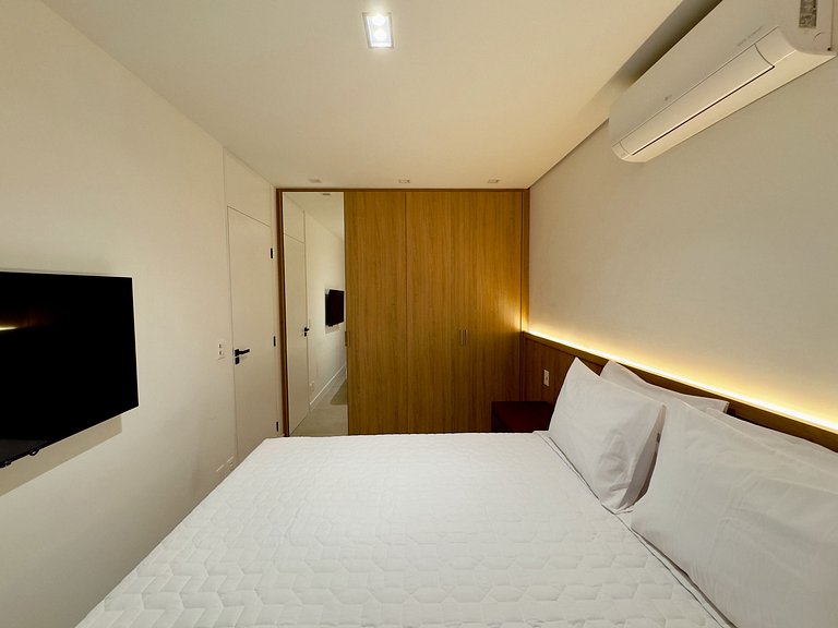 Apto com 2 quartos design e conforto em Pinheiros