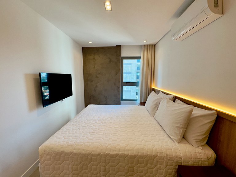 Apto com 2 quartos design e conforto em Pinheiros