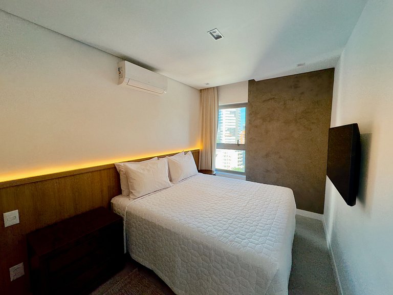 Apto com 2 quartos design e conforto em Pinheiros