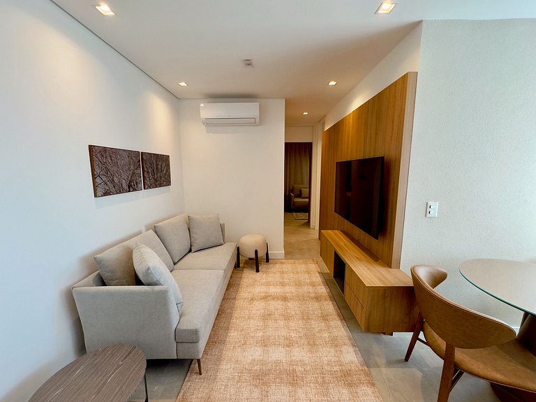 Apto com 2 quartos design e conforto em Pinheiros