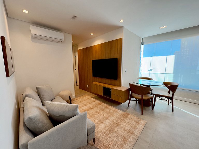 Apto com 2 quartos design e conforto em Pinheiros