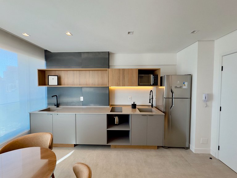Apto com 2 quartos design e conforto em Pinheiros