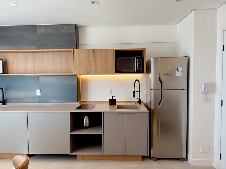 Apto com 2 quartos design e conforto em Pinheiros